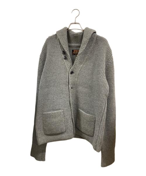 Joe McCOY（ジョーマッコイ）Joe McCOY (ジョーマッコイ) ショールカーディガン グレー サイズ:42の古着・服飾アイテム