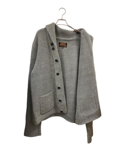 Joe McCOY（ジョーマッコイ）Joe McCOY (ジョーマッコイ) ショールカーディガン グレー サイズ:42の古着・服飾アイテム