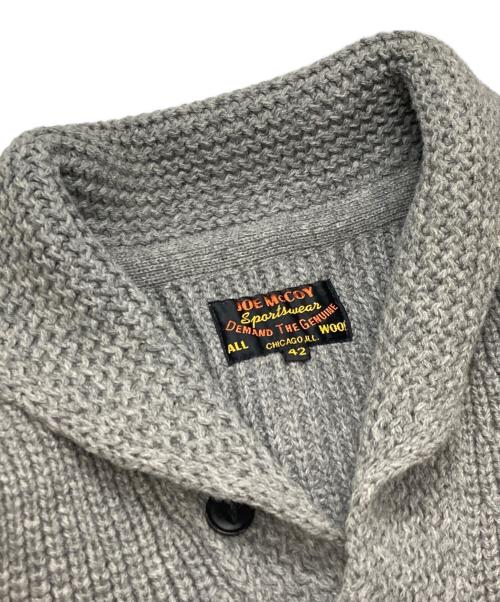 Joe McCOY（ジョーマッコイ）Joe McCOY (ジョーマッコイ) ショールカーディガン グレー サイズ:42の古着・服飾アイテム