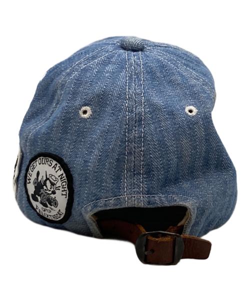 TOYS MCCOY（トイズマッコイ）TOYS McCOY (トイズマッコイ) ヘリンボーンキャップ ブルーの古着・服飾アイテム