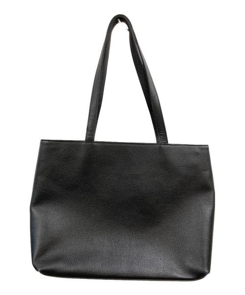 HushTug（ハッシュタグ）HUSHTUG (ハッシュタグ) レザートートバッグ ブラックの古着・服飾アイテム