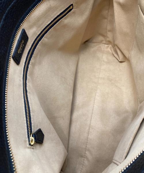 HushTug（ハッシュタグ）HUSHTUG (ハッシュタグ) レザートートバッグ ブラックの古着・服飾アイテム
