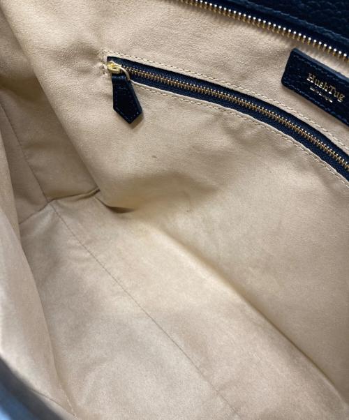 HushTug（ハッシュタグ）HUSHTUG (ハッシュタグ) レザートートバッグ ブラックの古着・服飾アイテム