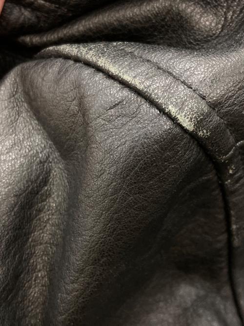 HARLEY-DAVIDSON（ハーレーダビッドソン）HARLEY-DAVIDSON (ハーレーダビッドソン) シングルライダースジャケット ブラック サイズ:Lの古着・服飾アイテム