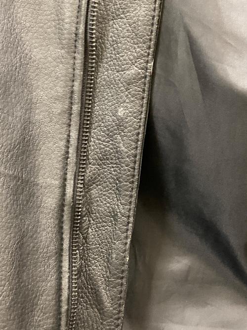 HARLEY-DAVIDSON（ハーレーダビッドソン）HARLEY-DAVIDSON (ハーレーダビッドソン) シングルライダースジャケット ブラック サイズ:Lの古着・服飾アイテム
