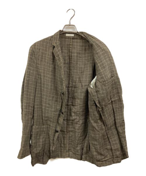 BOGLIOLI（ボリオリ）BOGLIOLI (ボリオリ) COATテーラードジャケット ブラウン サイズ:48の古着・服飾アイテム