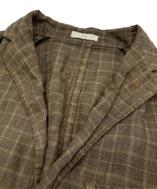 BOGLIOLI（ボリオリ）BOGLIOLI (ボリオリ) COATテーラードジャケット ブラウン サイズ:48の古着・服飾アイテム