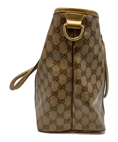 GUCCI（グッチ）GUCCI (グッチ) GGスプリームトートバッグ ベージュの古着・服飾アイテム