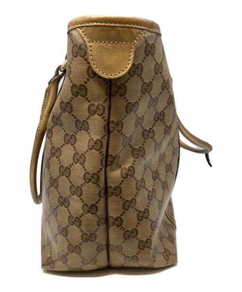 GUCCI（グッチ）GUCCI (グッチ) GGスプリームトートバッグ ベージュの古着・服飾アイテム