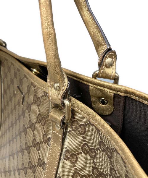 GUCCI（グッチ）GUCCI (グッチ) GGスプリームトートバッグ ベージュの古着・服飾アイテム