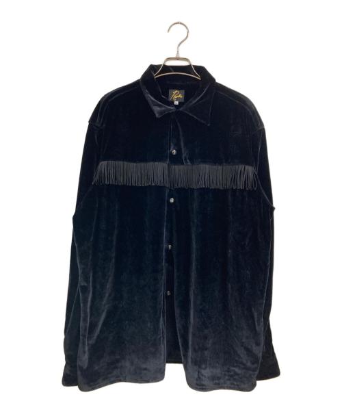 Needles（ニードルズ）Needles (ニードルズ) Fringe One-Up Shirt ブラック サイズ:XLの古着・服飾アイテム