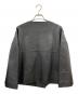 JEAN LOUIS SCHERRER (ジャンルイ シェレル) ラムレザージャケット ブラック サイズ:M：7000円