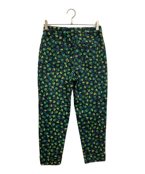 PRADA（プラダ）PRADA (プラダ) 花柄 テーパード パンツ ブラック サイズ:25の古着・服飾アイテム