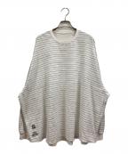 SEESEE×Stripes For Creative×YES GOOD MARKETシーシー×ストライプ フォー クリエイティブ×イエス グッド マーケット）の古着「ボーダーカットソー」｜ホワイト