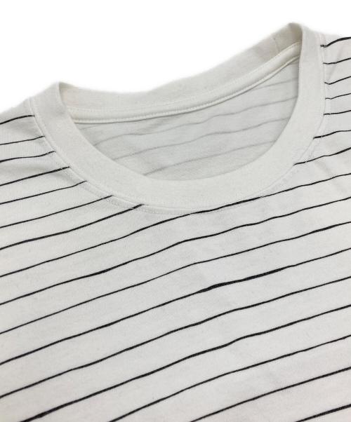 SEESEE（シーシー）SEESEE (シーシー) Stripes For Creative (ストライプ フォー クリエイティブ) YES GOOD MARKET (イエス グッド マーケット) ボーダーカットソー ホワイト サイズ:Lの古着・服飾アイテム