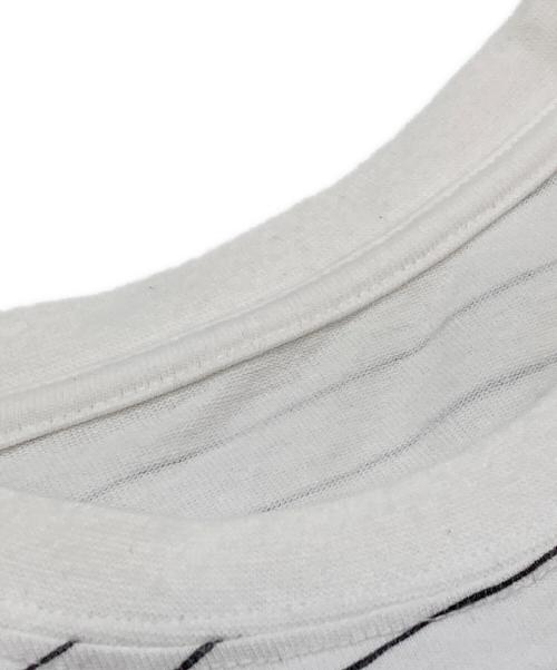 SEESEE（シーシー）SEESEE (シーシー) Stripes For Creative (ストライプ フォー クリエイティブ) YES GOOD MARKET (イエス グッド マーケット) ボーダーカットソー ホワイト サイズ:Lの古着・服飾アイテム