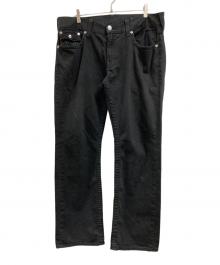TRUE RELIGION（トゥルー レリジョン）の古着「ブラックフレアパンツ」｜ブラック