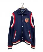 POLO RALPH LAURENポロ・ラルフローレン）の古着「スウェットコーチジャケット」｜ネイビー
