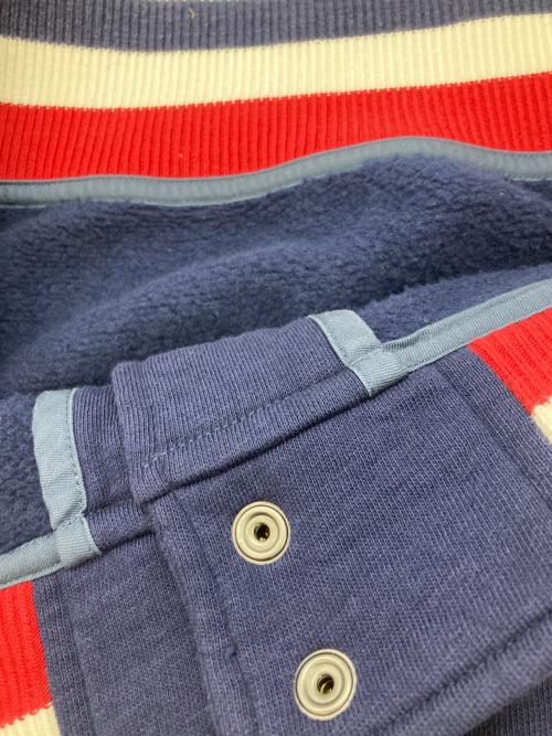 POLO RALPH LAUREN（ポロ・ラルフローレン）POLO RALPH LAUREN (ポロ・ラルフローレン) スウェットコーチジャケット ネイビー サイズ:Mの古着・服飾アイテム