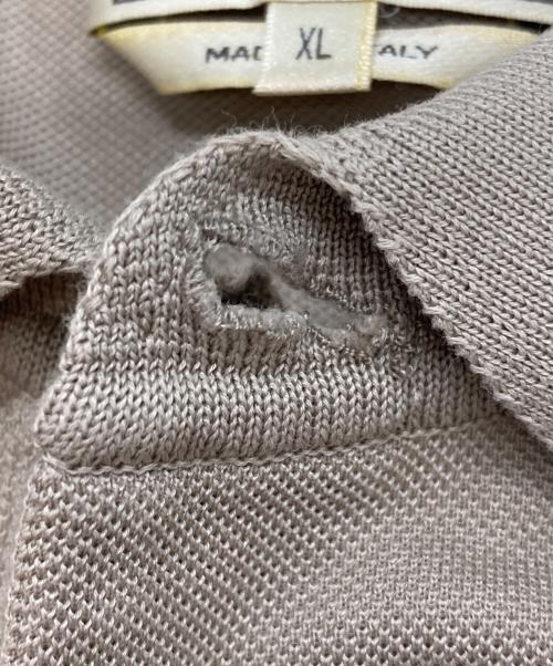 HERMES（エルメス）HERMES (エルメス) ポロシャツ ベージュ サイズ:XLの古着・服飾アイテム