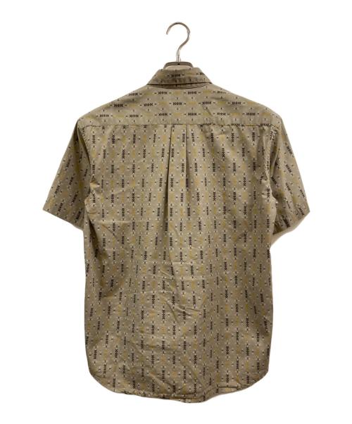 stussy（ステューシー）stussy (ステューシー) エスニック柄半袖シャツ ベージュ サイズ:Sの古着・服飾アイテム