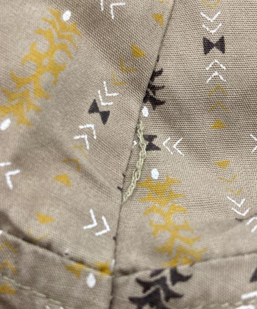stussy（ステューシー）stussy (ステューシー) エスニック柄半袖シャツ ベージュ サイズ:Sの古着・服飾アイテム