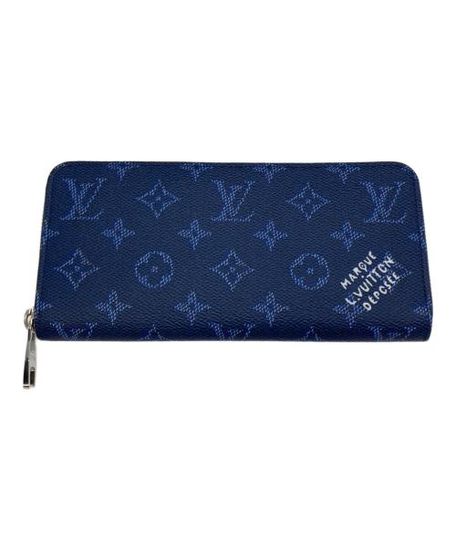 LOUIS VUITTON（ルイ ヴィトン）LOUIS VUITTON (ルイ ヴィトン) ジッピーウォレットホリゾンタル ブルーの古着・服飾アイテム