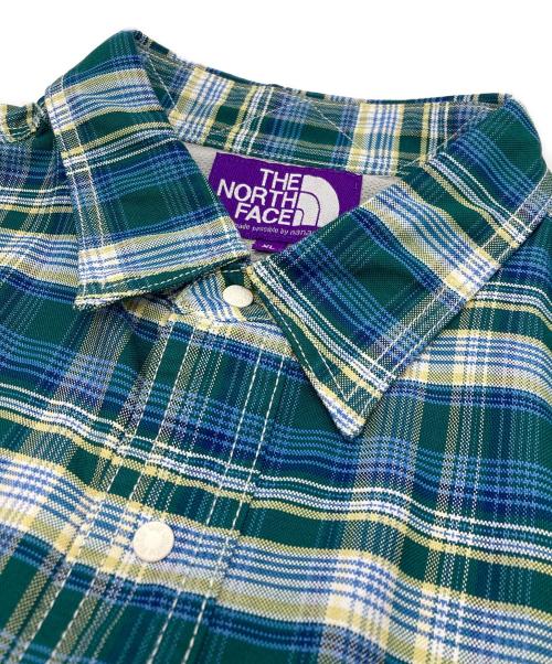 THE NORTHFACE PURPLELABEL（ザ・ノースフェイス パープルレーベル）THE NORTHFACE PURPLELABEL (ザ・ノースフェイス パープルレーベル) Madras OX Big Work Shirt マルチカラー サイズ:XLの古着・服飾アイテム