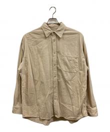 THE NORTHFACE PURPLELABEL（ザ・ノースフェイス パープルレーベル）の古着「Organic Cotton Corduroy Big Shirt」｜ベージュ