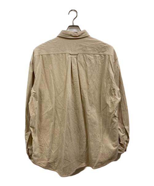 THE NORTHFACE PURPLELABEL（ザ・ノースフェイス パープルレーベル）THE NORTHFACE PURPLELABEL (ザ・ノースフェイス パープルレーベル) Organic Cotton Corduroy Big Shirt ベージュ サイズ:Ⅼの古着・服飾アイテム