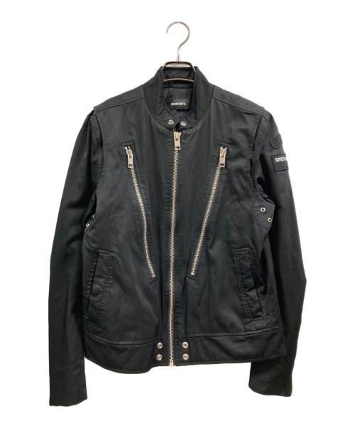 DIESEL（ディーゼル）DIESEL (ディーゼル) J-CORELI バイカージャケット ブラック サイズ:Mの古着・服飾アイテム