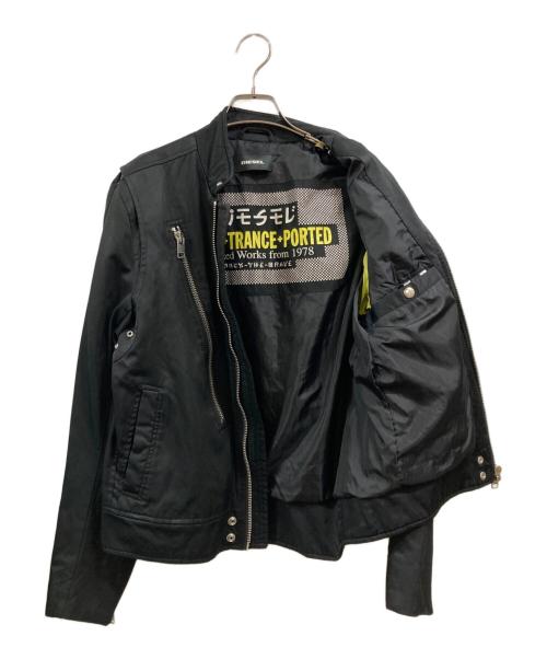 DIESEL（ディーゼル）DIESEL (ディーゼル) J-CORELI バイカージャケット ブラック サイズ:Mの古着・服飾アイテム