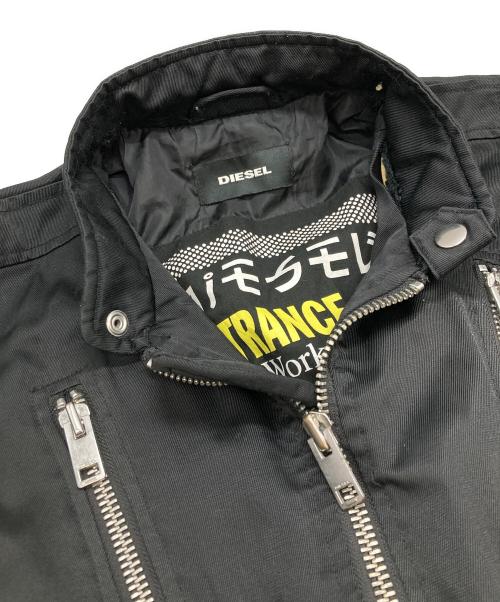 DIESEL（ディーゼル）DIESEL (ディーゼル) J-CORELI バイカージャケット ブラック サイズ:Mの古着・服飾アイテム