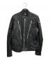 DIESEL（ディーゼル）の古着「J-CORELI バイカージャケット」｜ブラック