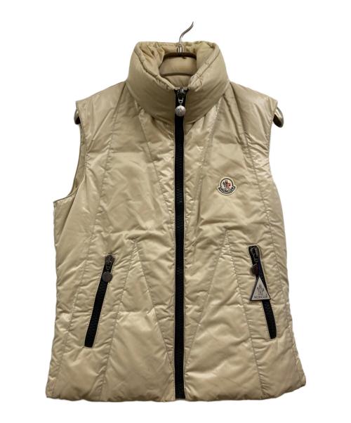 MONCLER（モンクレール）MONCLER (モンクレール) リバーシブルダウンベスト ベージュ サイズ:1の古着・服飾アイテム