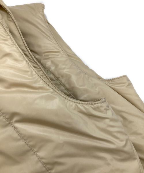 MONCLER（モンクレール）MONCLER (モンクレール) リバーシブルダウンベスト ベージュ サイズ:1の古着・服飾アイテム