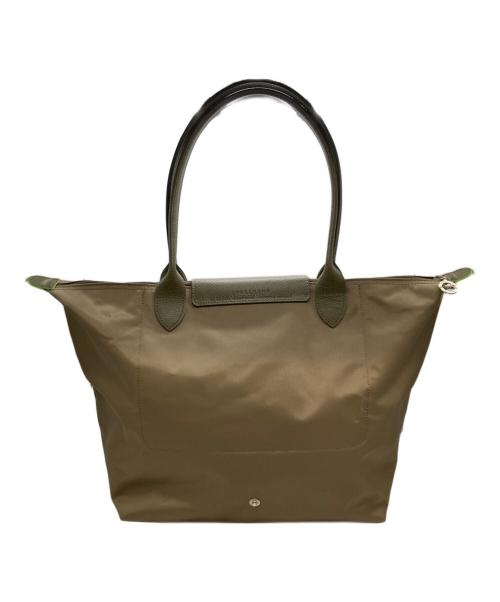 LONGCHAMP（ロンシャン）LONGCHAMP (ロンシャン) ル・プリアージュ グリーン L トートバッグ カーキの古着・服飾アイテム