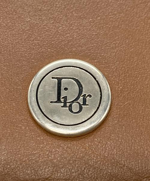 Christian Dior（クリスチャン ディオール）Christian Dior (クリスチャン ディオール) ハニカム柄ショルダーバッグ ブラウンの古着・服飾アイテム