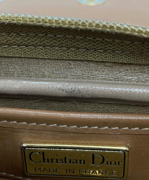 Christian Dior（クリスチャン ディオール）Christian Dior (クリスチャン ディオール) ハニカム柄ショルダーバッグ ブラウンの古着・服飾アイテム