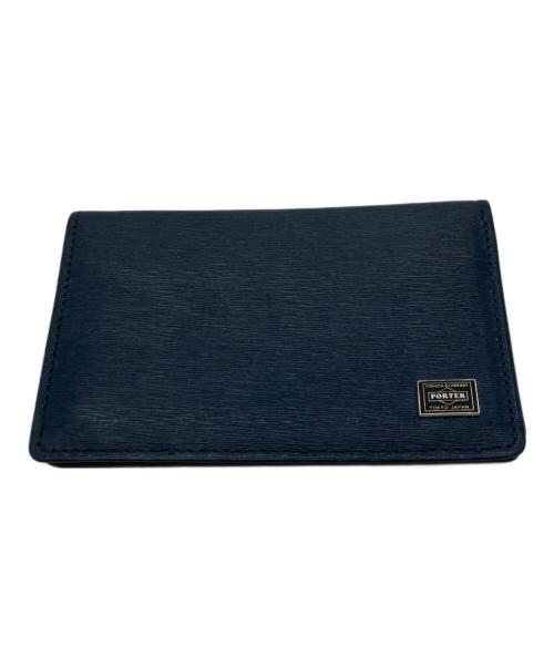 PORTER（ポーター）PORTER (ポーター) CURRENT カードケース ネイビーの古着・服飾アイテム
