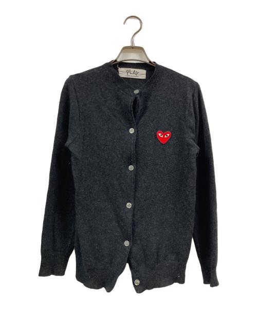 PLAY COMME des GARCONS（プレイコムデギャルソン）PLAY COMME des GARCONS (プレイコムデギャルソン) ニットカーディガン グレー サイズ:表記なしの古着・服飾アイテム
