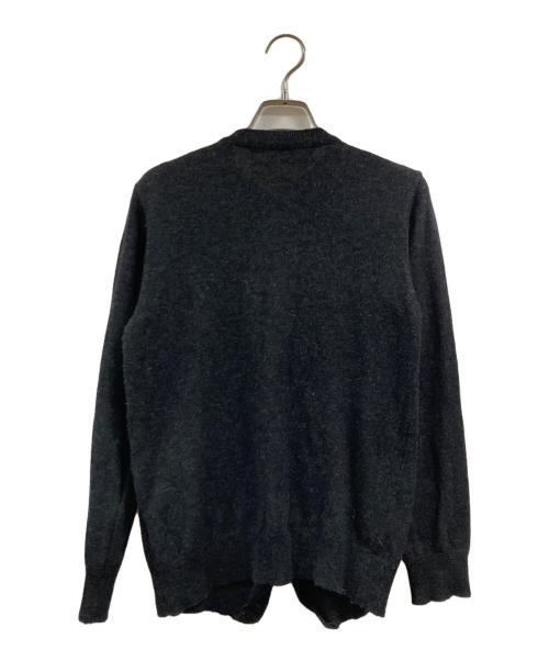 PLAY COMME des GARCONS（プレイコムデギャルソン）PLAY COMME des GARCONS (プレイコムデギャルソン) ニットカーディガン グレー サイズ:表記なしの古着・服飾アイテム