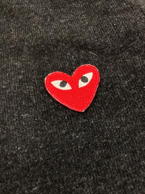 PLAY COMME des GARCONS（プレイコムデギャルソン）PLAY COMME des GARCONS (プレイコムデギャルソン) ニットカーディガン グレー サイズ:表記なしの古着・服飾アイテム