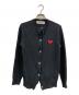 PLAY COMME des GARCONS（プレイコムデギャルソン）の古着「ニットカーディガン」｜グレー