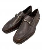 Salvatore Ferragamoサルヴァトーレ フェラガモ）の古着「ガンチーニホースビットローファー」｜ブラウン