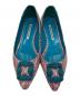 中古・古着 Manolo Blahnik (マノロ ブラニク) HANGISI パンプス レッド サイズ:38：15000円