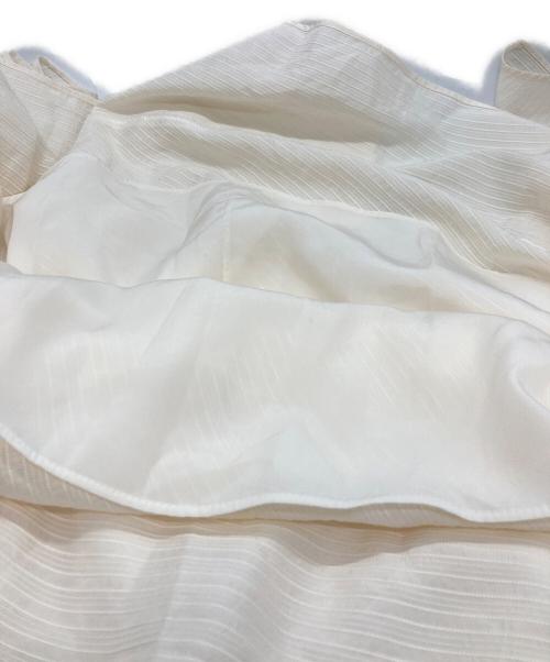 LORO PIANA（ロロピアーナ）LORO PIANA (ロロピアーナ) シルクノースリーブワンピース ホワイト サイズ:46の古着・服飾アイテム