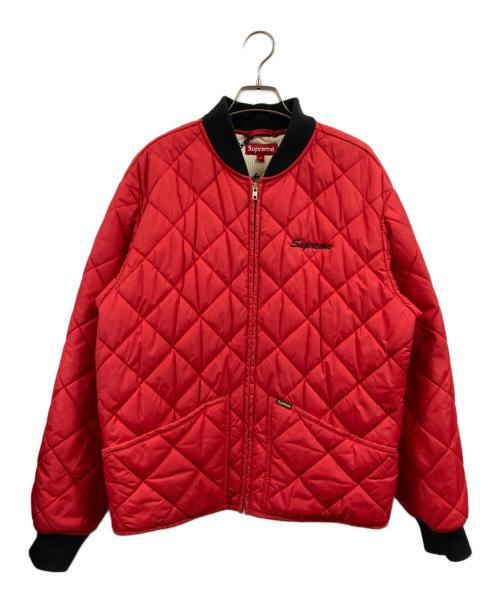 SUPREME（シュプリーム）SUPREME (シュプリーム) Dead Prez Quilted Work Jacket レッド サイズ:Mの古着・服飾アイテム