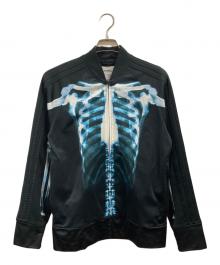 adidas×JEREMY SCOTT（アディダス×ジェレミー スコット）の古着「X-RAY TRACK TOP SKELETON」｜ブラック