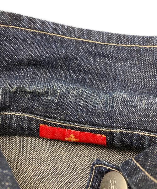 Vivienne Westwood RED LABEL（ヴィヴィアンウエストウッドレッドレーベル）Vivienne Westwood RED LABEL (ヴィヴィアンウエストウッドレッドレーベル) デニムジャケット インディゴ サイズ:2の古着・服飾アイテム